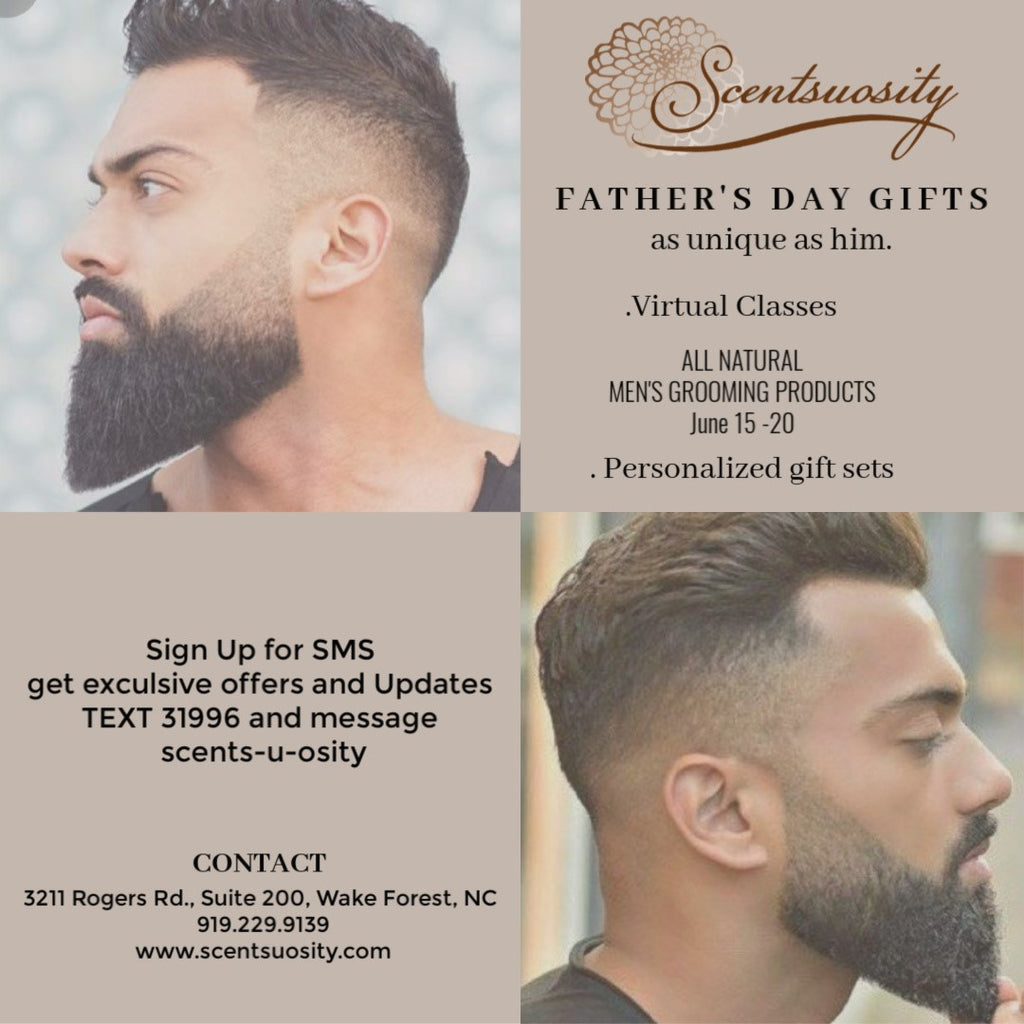 Men's Grooming Products Virtual or In Person Class
