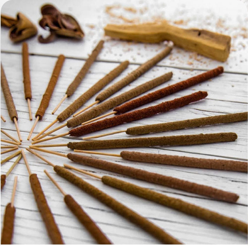 Hand rolled incenses and holder class